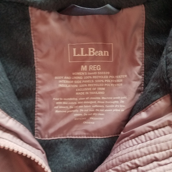 L.L. Bean Quilted Fleece Puffer Jacket - Picture 5 of 8